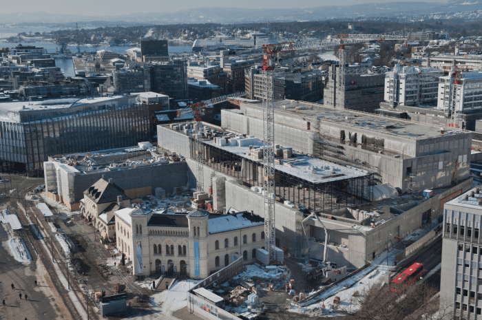 Nå kan du besøke byggeplassen til det nye nasjonalmuseet. Foto: Ken Opprann